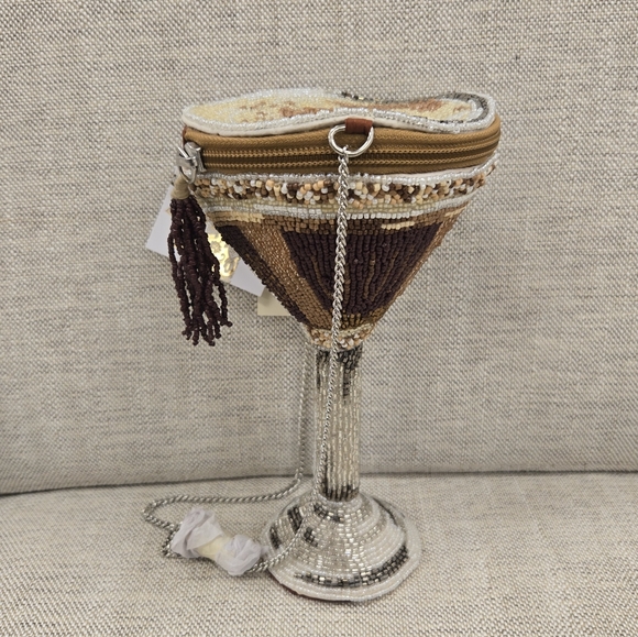 Viral Beaded Espresso Martini Handbag - Picture 2 of 5